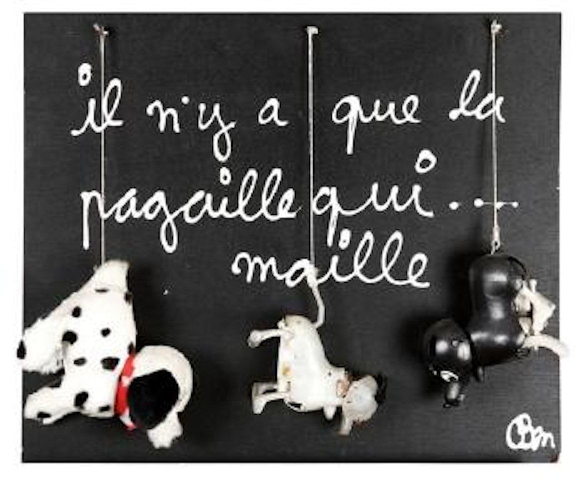 Il n'y a que la pagaille qui m'aille by Ben Vautier