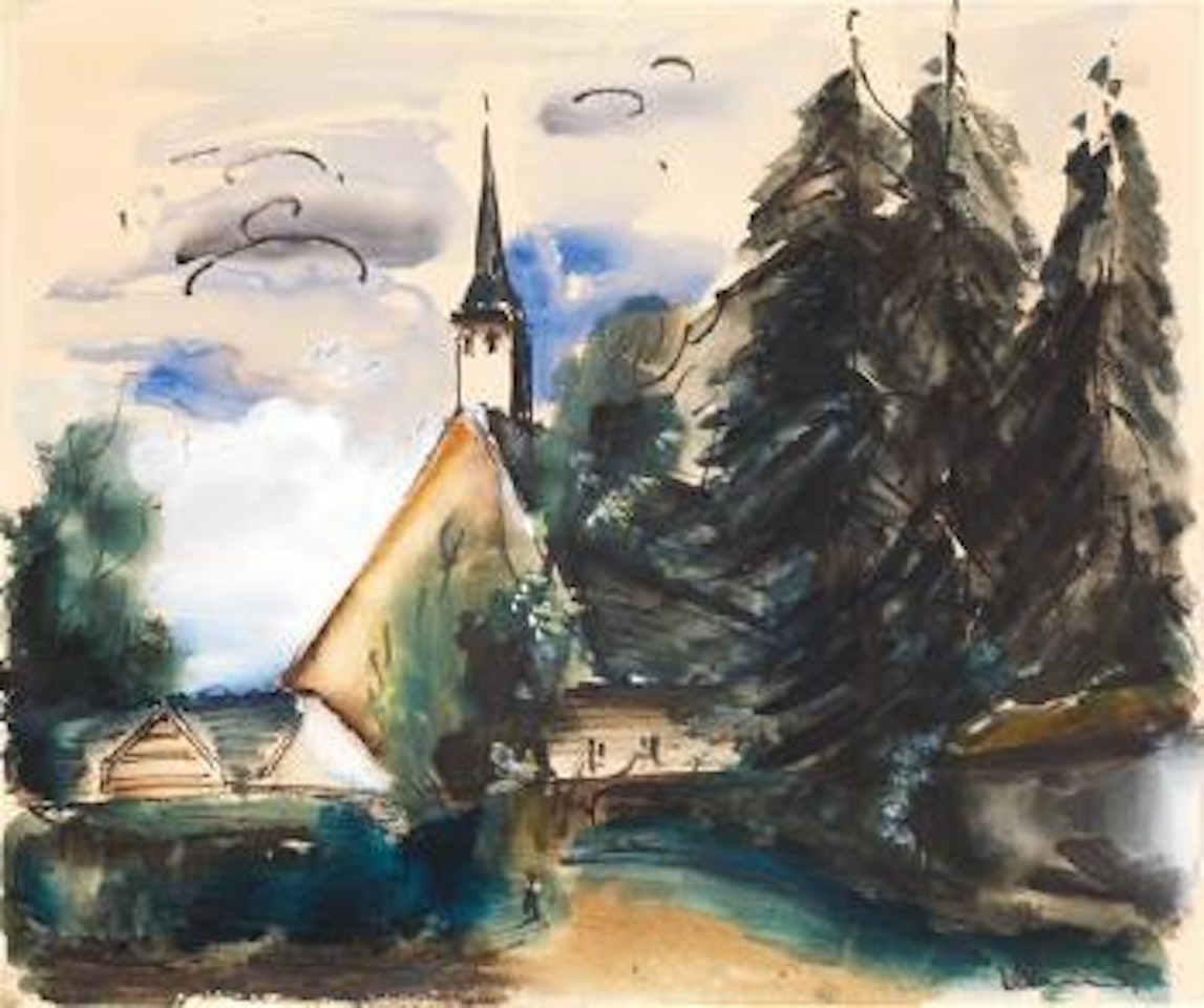 Le village by Maurice de Vlaminck