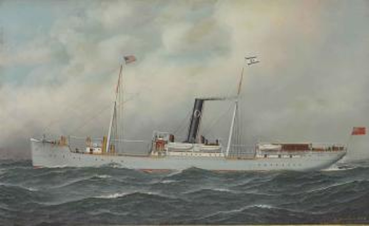 Olympia Steamship by Antonio Jacobsen