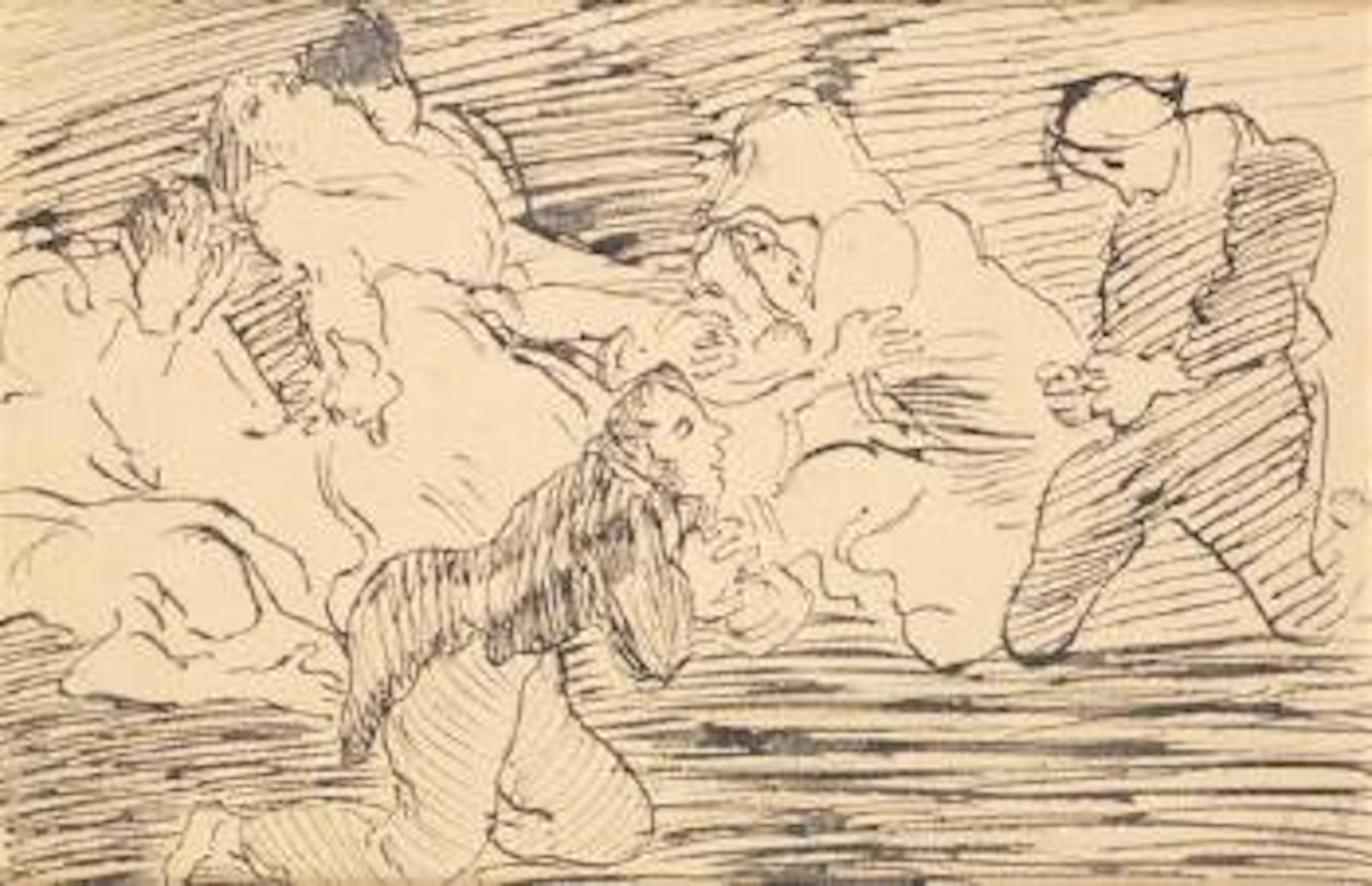 Personnages jouant la comédie by Louis Valtat