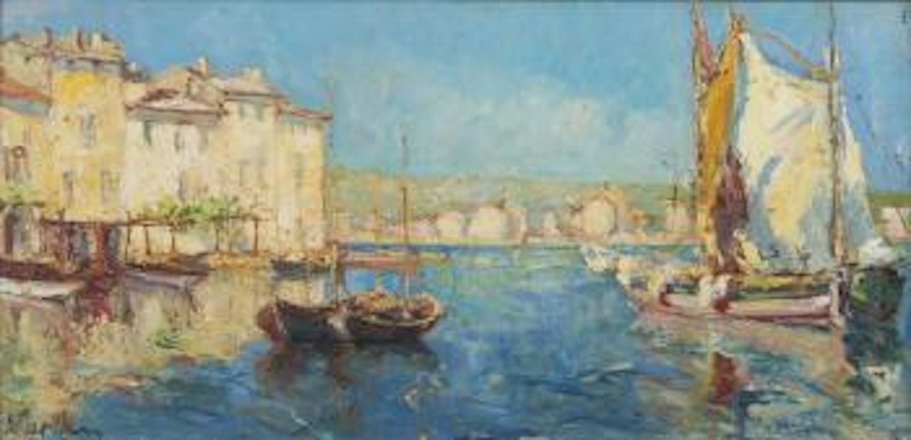 Bords de canal by Georgij Aleksandrovic Lapschin