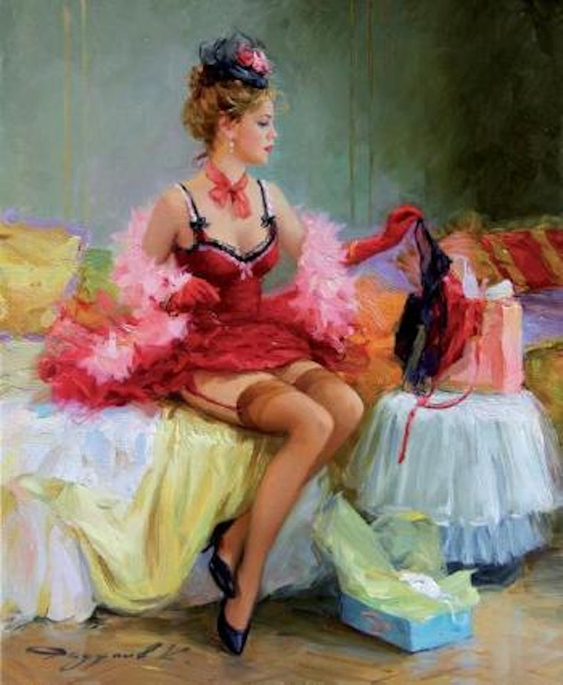 La coquette by Constantin Razoumov