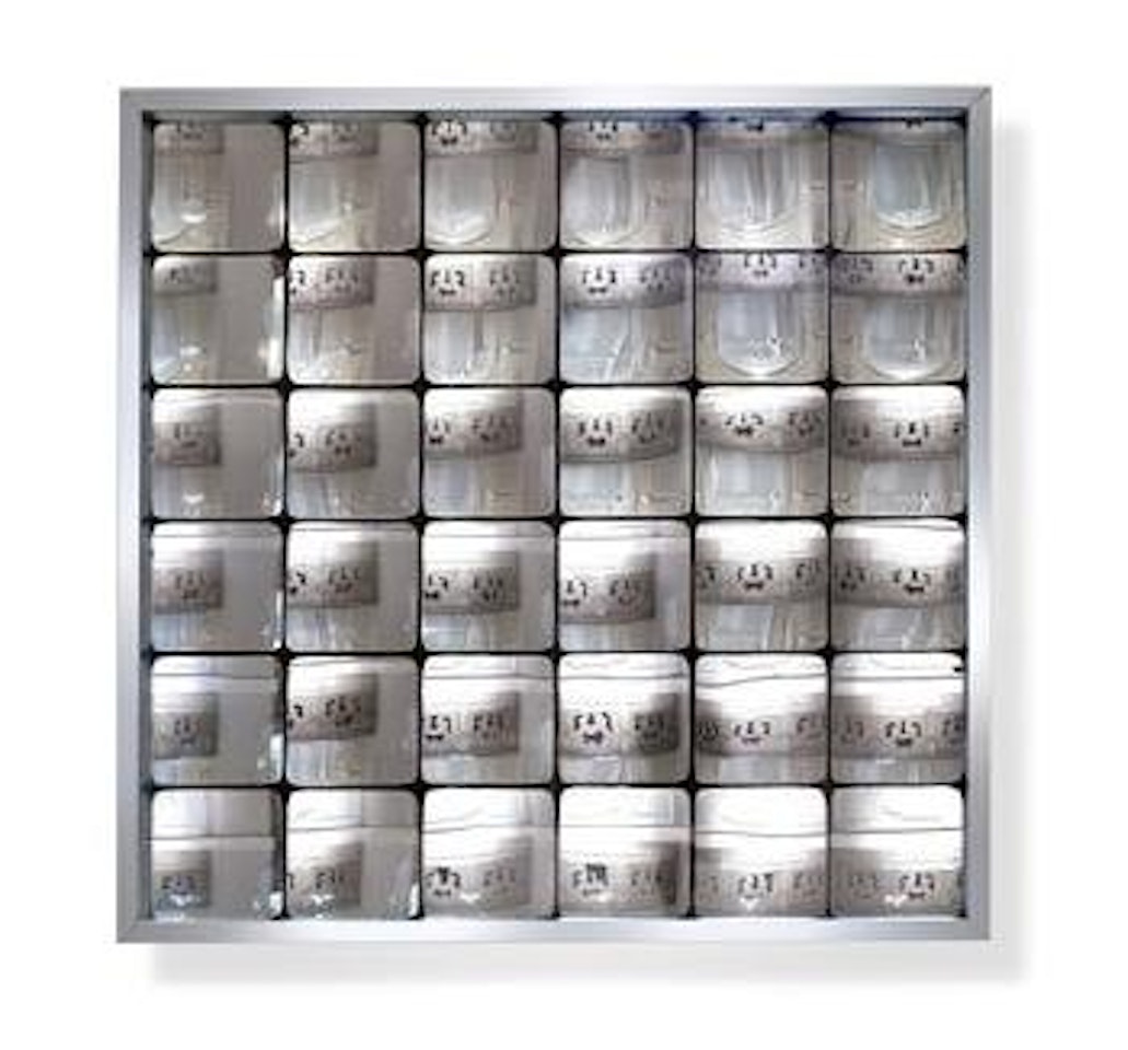 Mirror object by Adolf Luther
