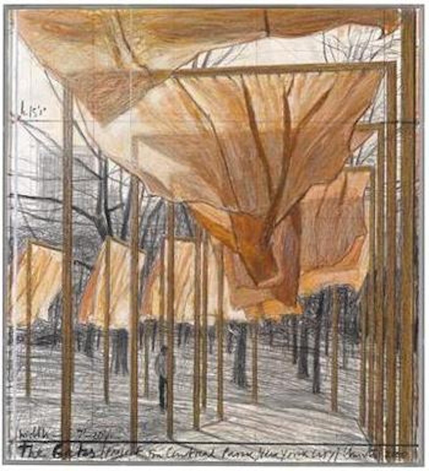 The Gates Project for Central Park New York City by Christo