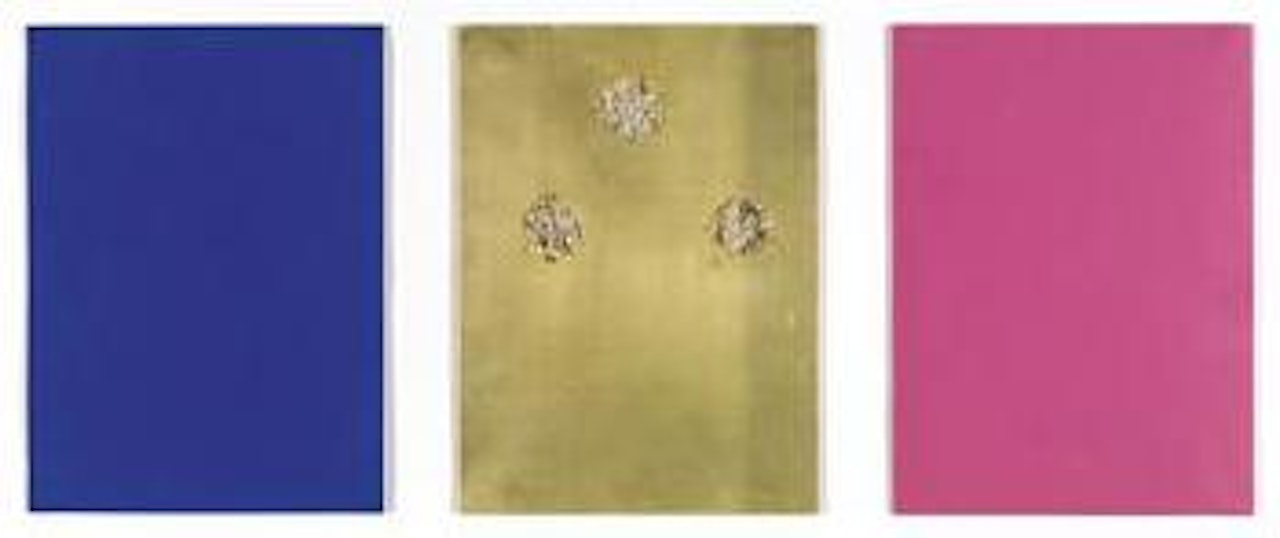 Monochrome and Fire by Yves Klein