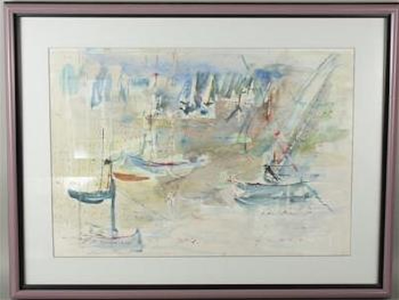Studie am Neusiedlersee by Hans Staudacher