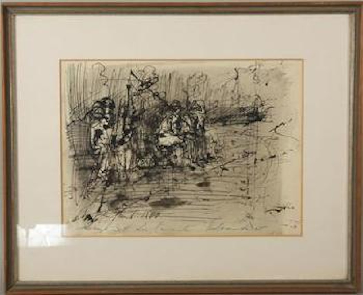 Fischer an der Seine by Hans Staudacher