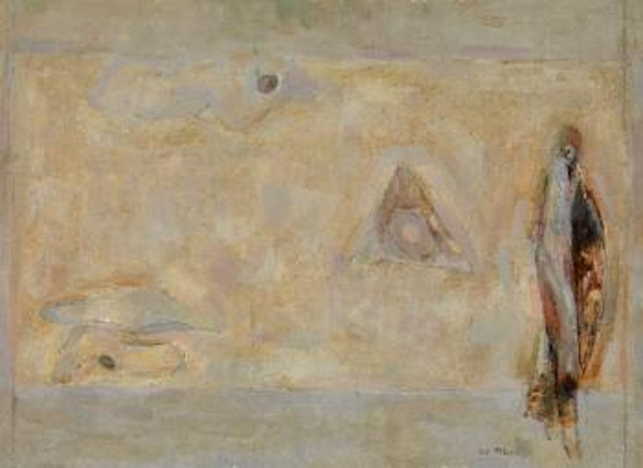 Composition with bird and oyster by Edward Steinberg