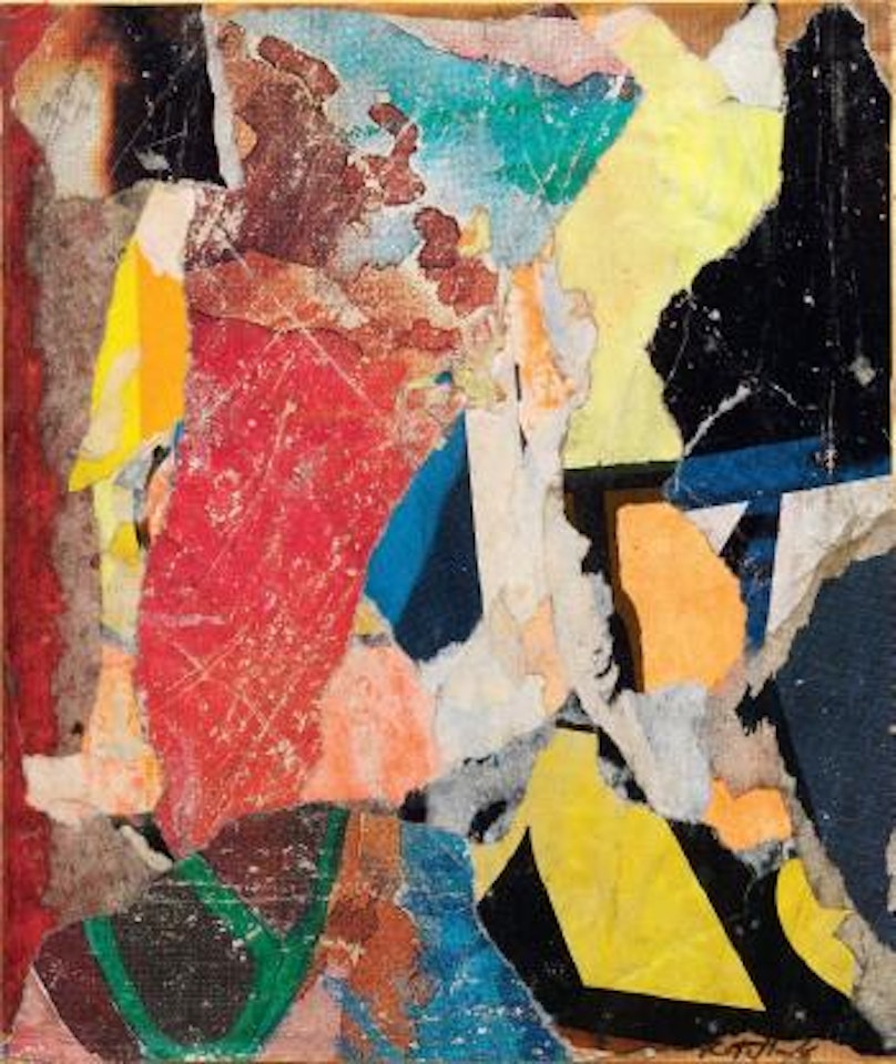 Senza titolo by Mimmo Rotella