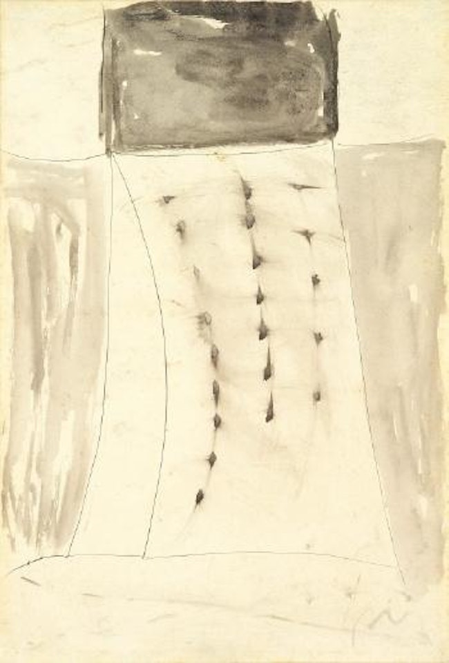 Composizione by Lucio Fontana