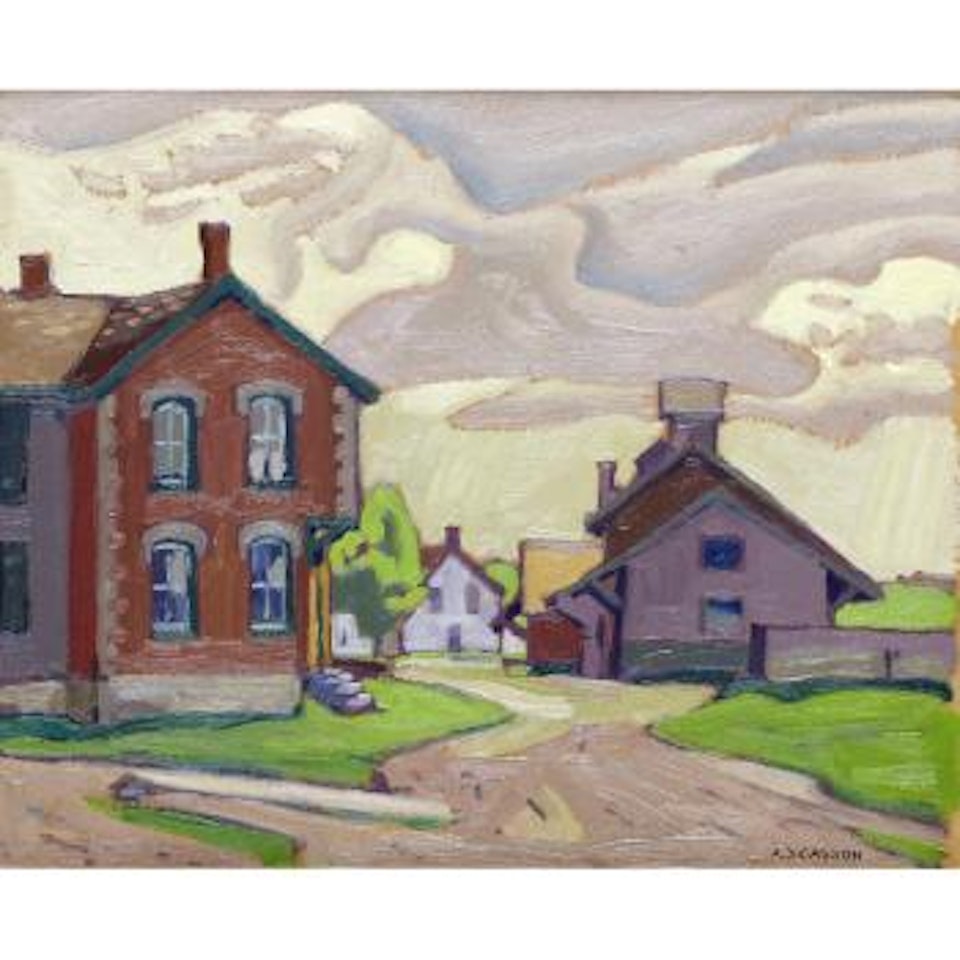 The railway station in Uxbridge by Alfred Joseph Casson