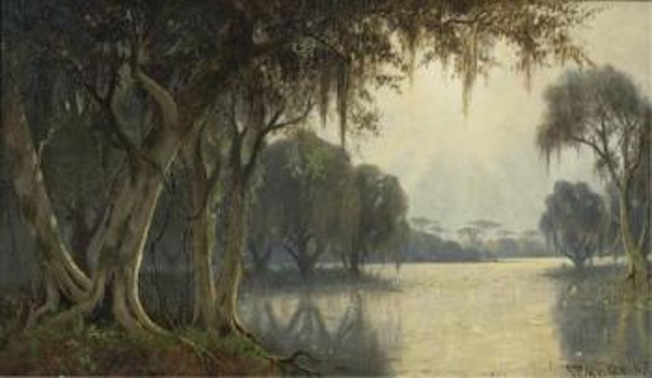 Bayou scene by Joseph R. Meeker