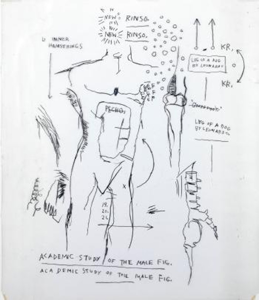 Anatomy II by Jean-Michel Basquiat