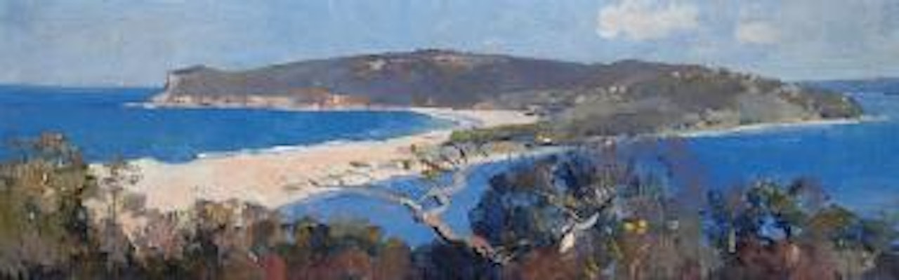 Palm beach and Barrenjoey by Arthur Ernest Streeton