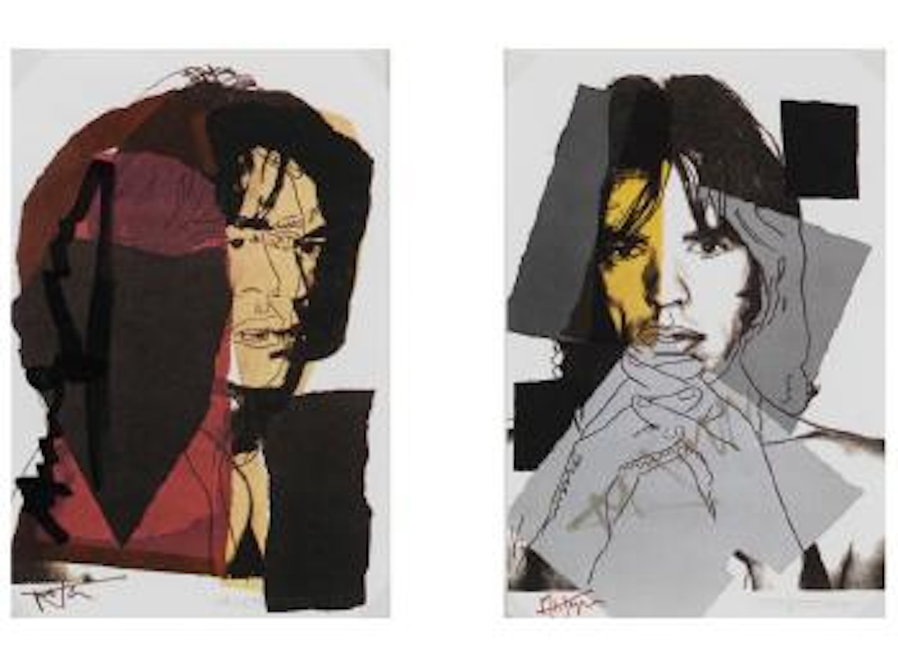 Mick Jagger by Andy Warhol