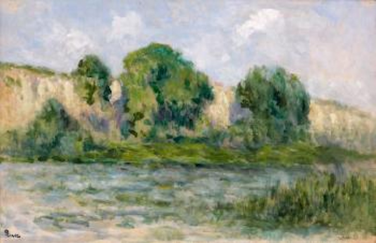 Bord de rivière by Maximilien Luce