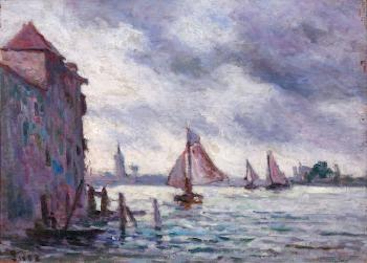 Paysage hollandais by Maximilien Luce