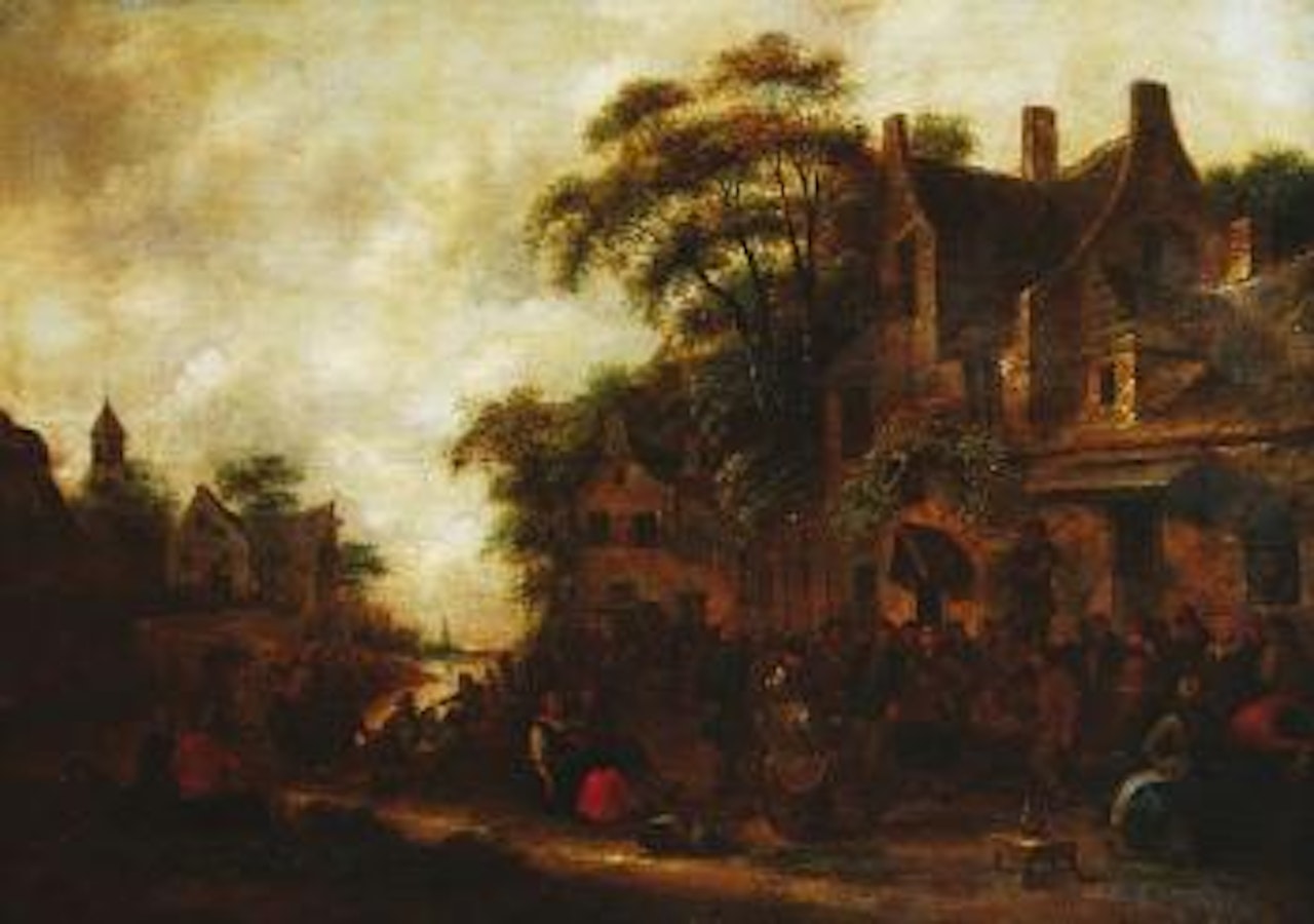 Village celebration by Jan Miense Molenaer