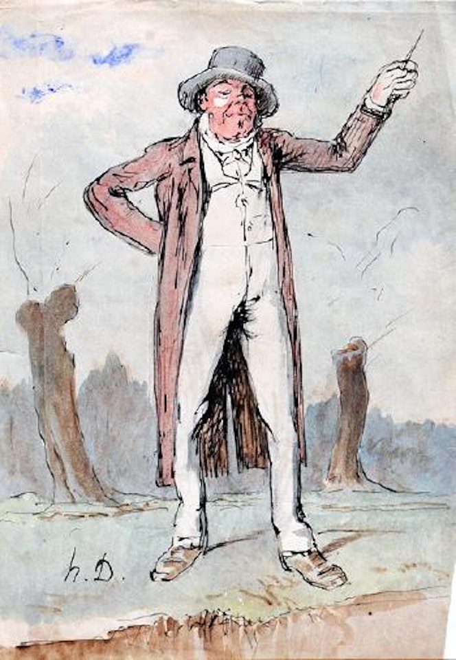 Caricature by Honoré Daumier
