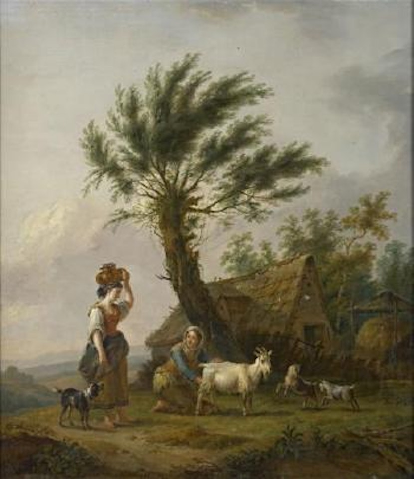 Rustic pursuits by Eugène Joseph Verboeckhoven