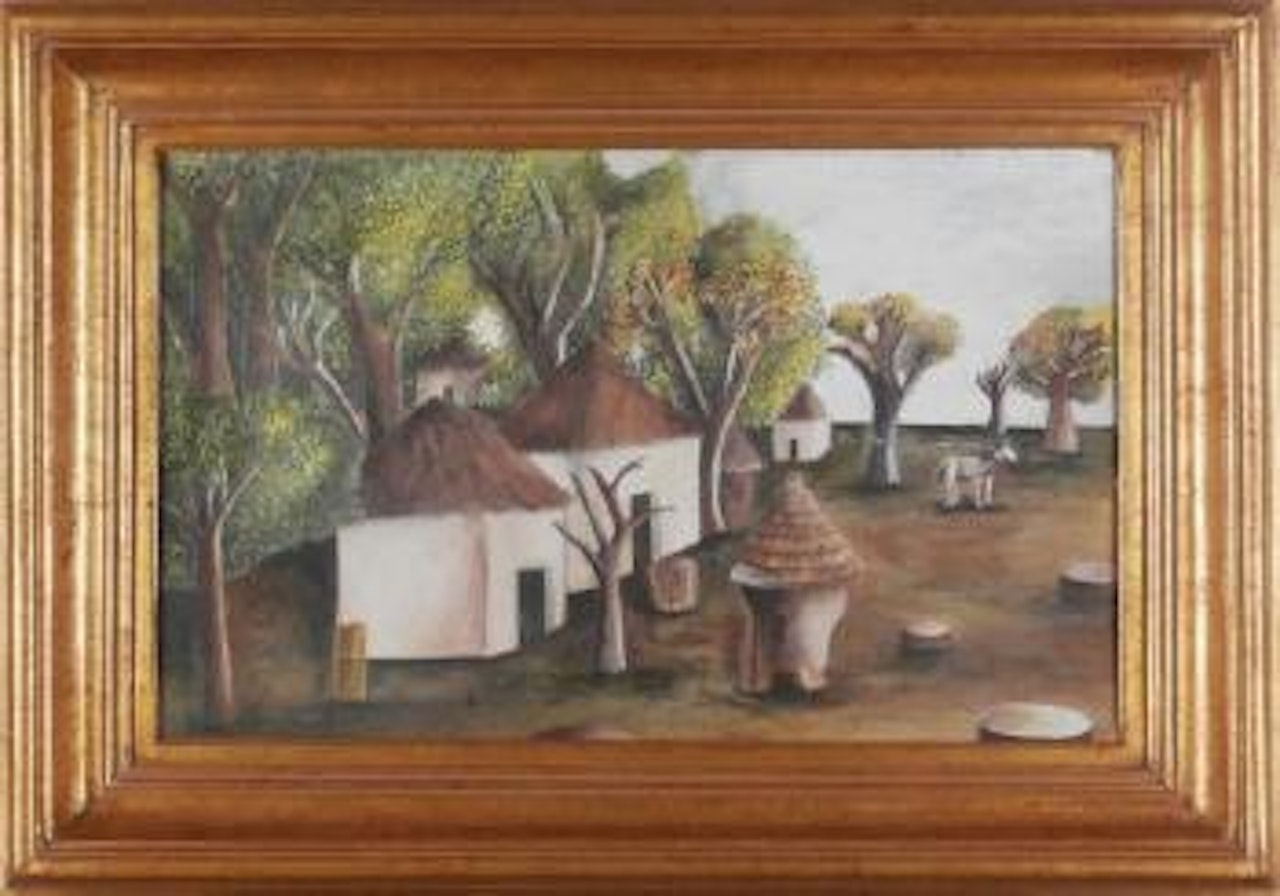 Village Scene by María Izquierdo