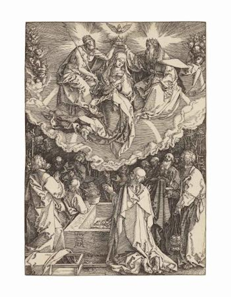The Assumption and Coronation of the Virgin, from: The Life of the Virgin (B. 94; M., Holl. 206; S.M.S. 184) by Albrecht Dürer