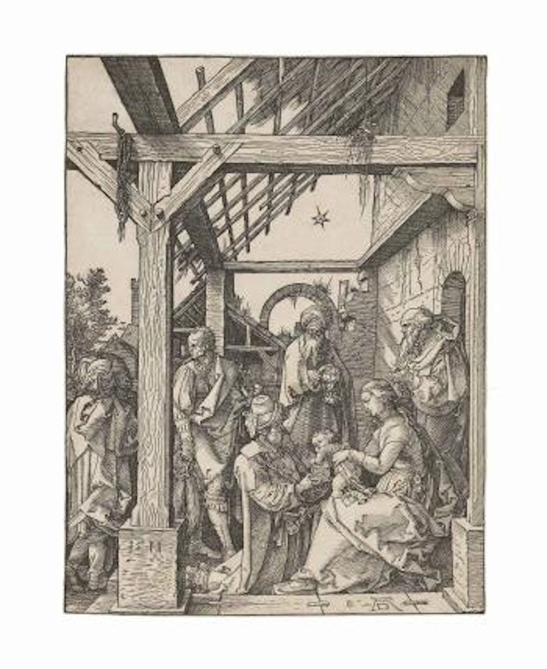 The Adoration of Magi (B. 3; M.~ Holl. 208; S.M.S. 225) by Albrecht Dürer