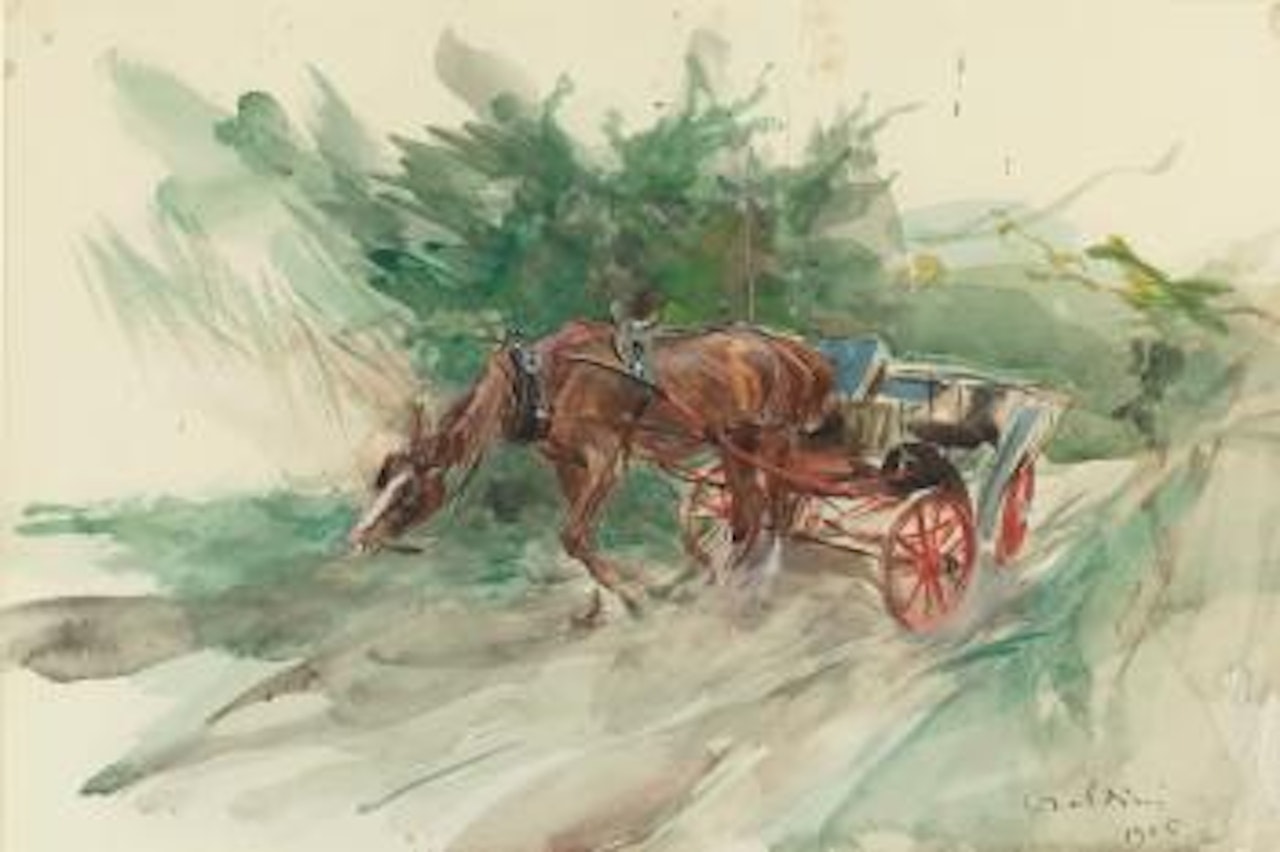 Horse And Carriage by Giovanni Boldini