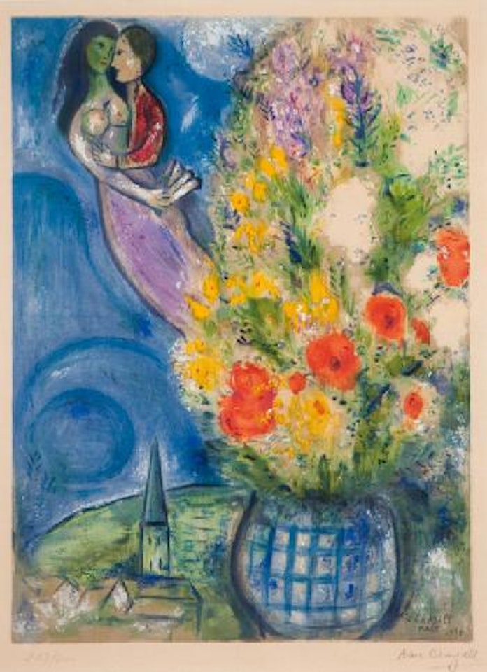 Les coquelicots by Marc Chagall