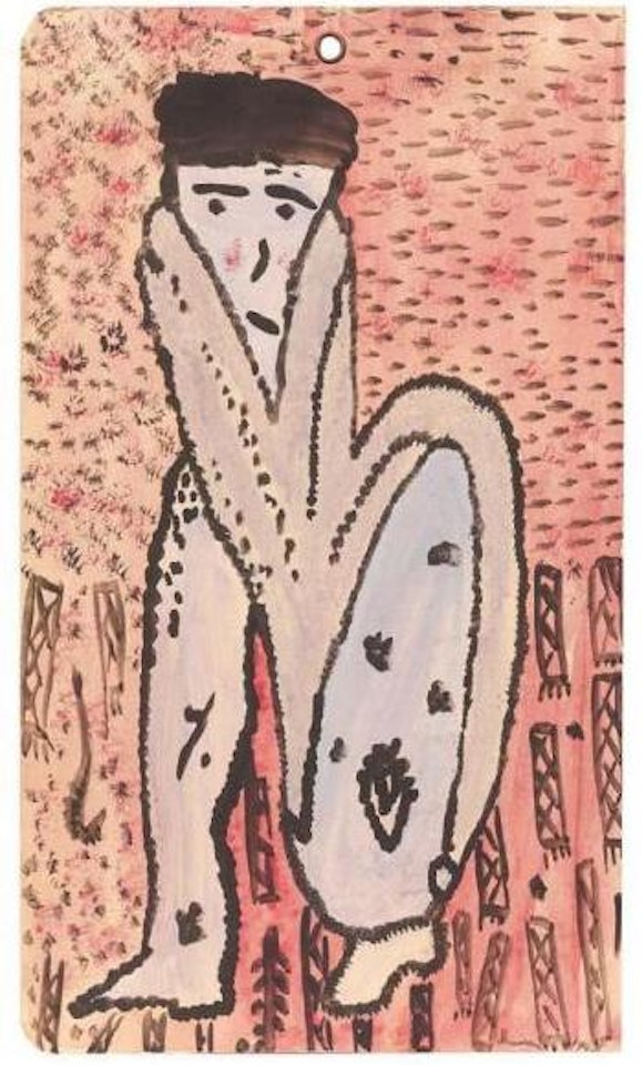 Personnage emmitouflé by Gaston Chaissac