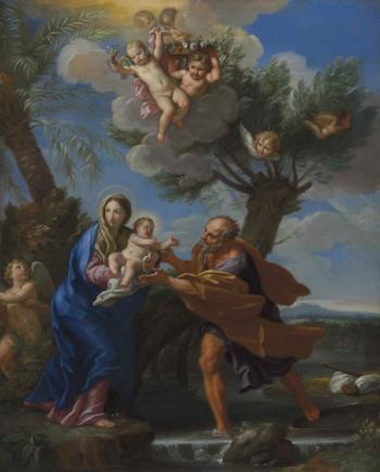 The Flight into Egypt by Attributed to Carlo Maratta