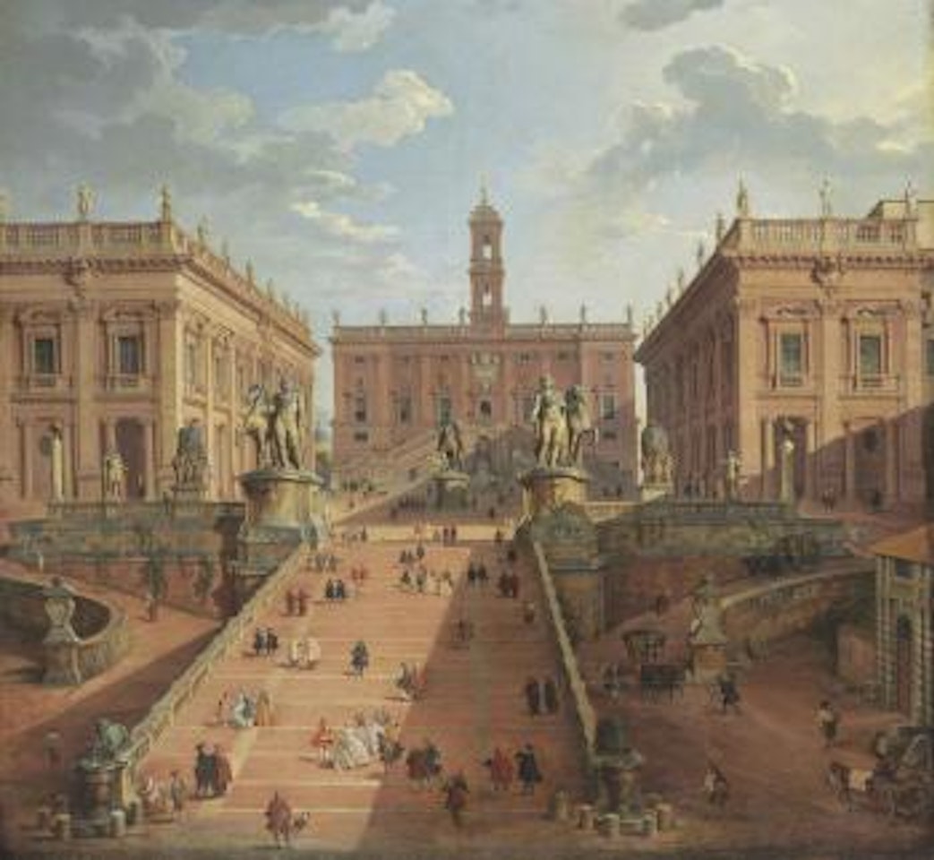 View of the Campidoglio, Rome by Giovanni Paolo Panini