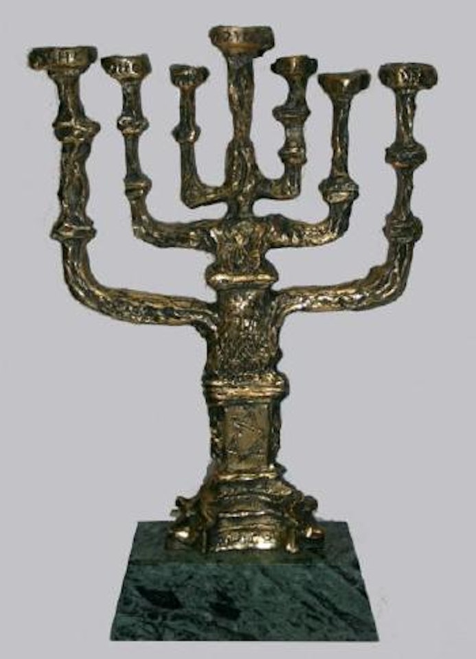 La menorah by Salvador Dali