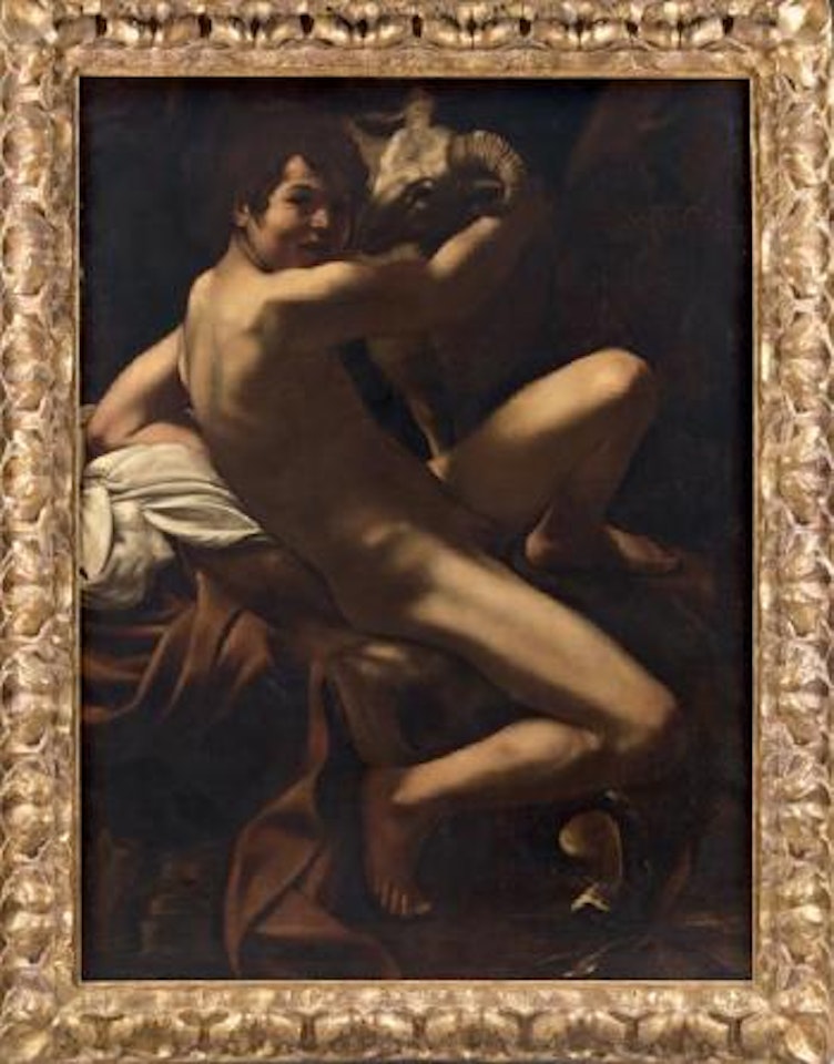 Jeune homme au bélier by Caravaggio