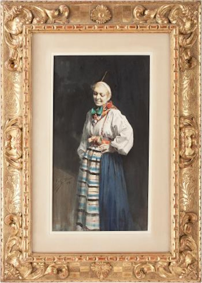 Girl from Rättvik by Anders Zorn