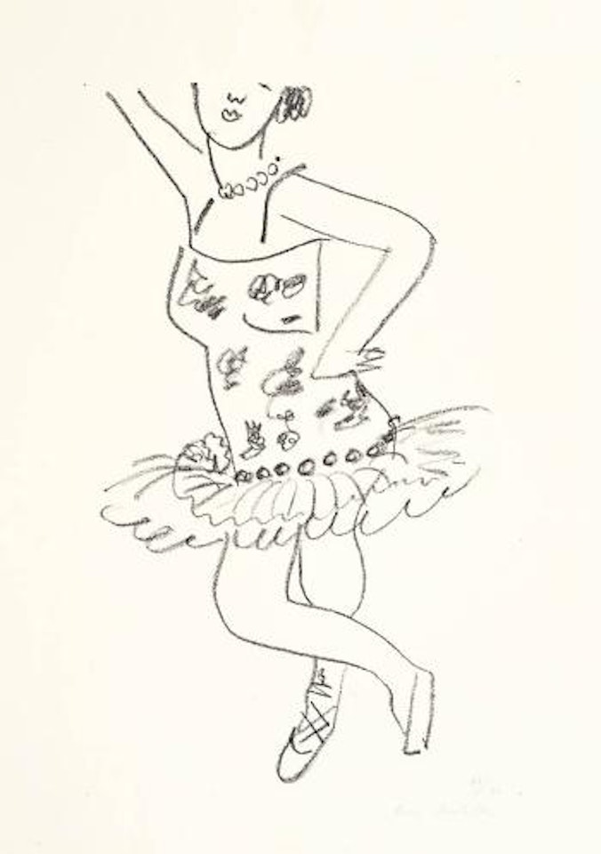 Danseuse cambrée au visage coupé by Henri Matisse