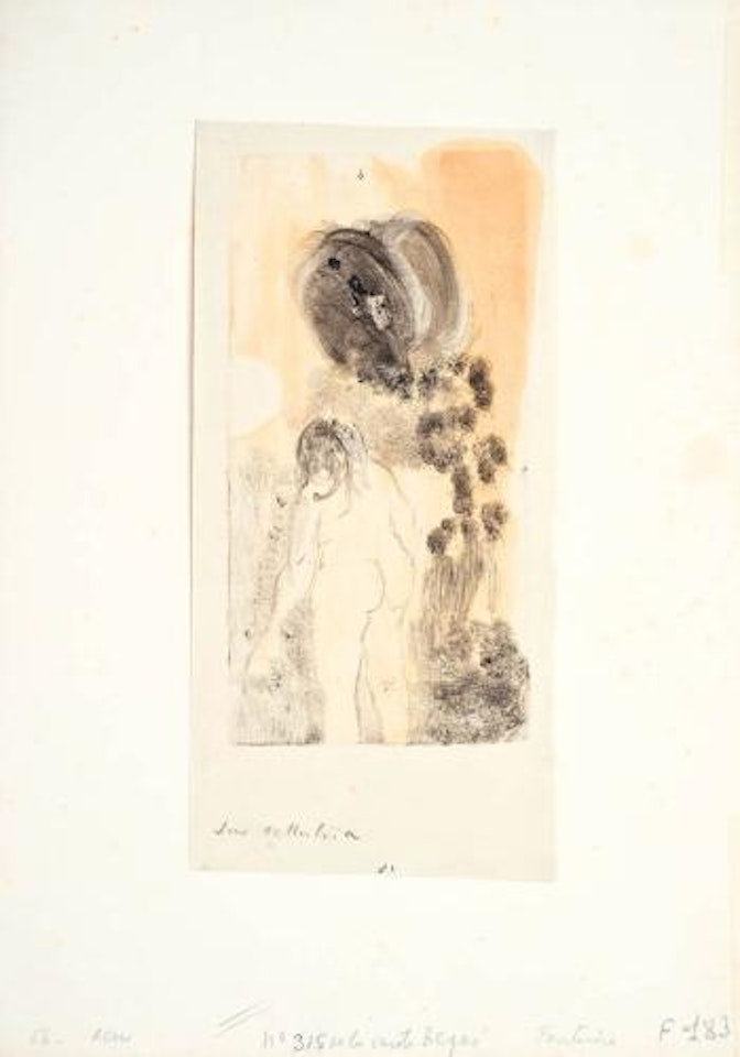 Fantaisie (femme nue de dos) by Edgar Degas