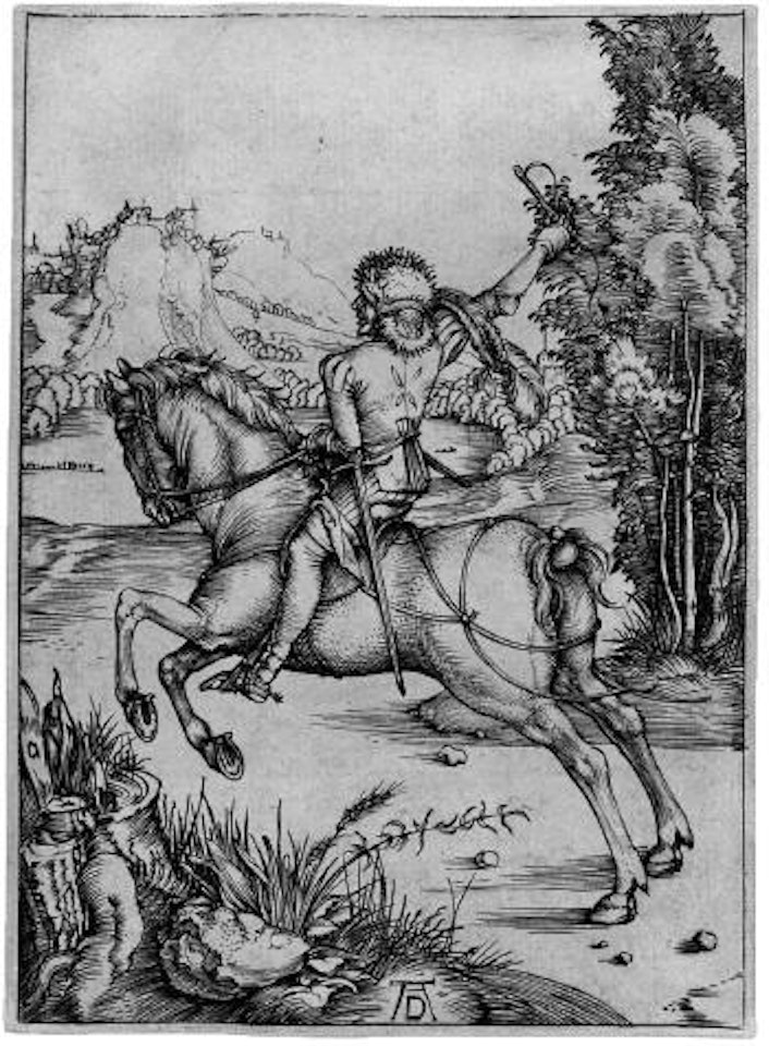 Der kleine Kurier by Albrecht Dürer