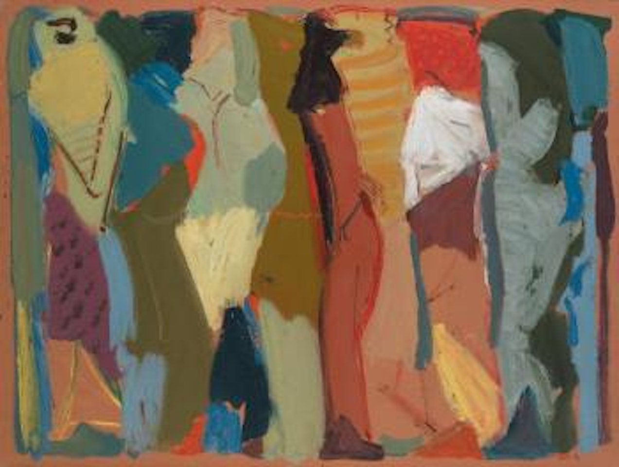 Les marchands ambulants by Paul Guiragossian