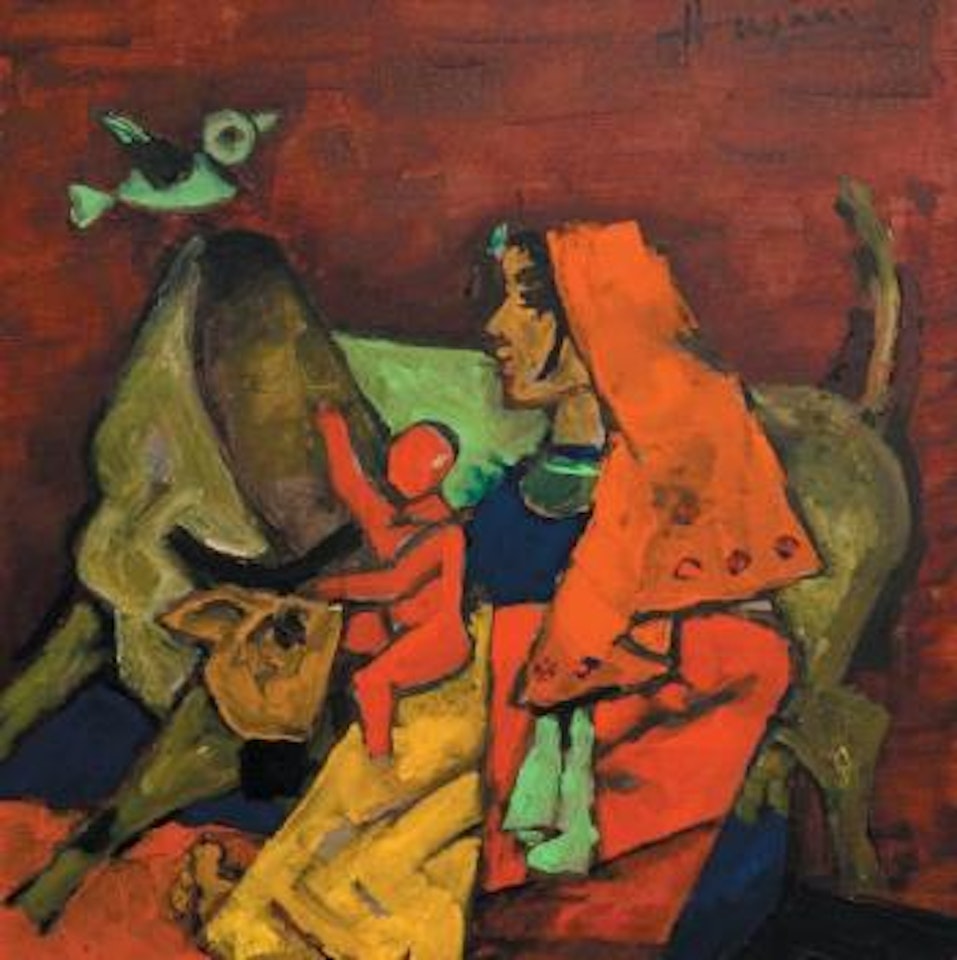 Untitled by M.F. Husain