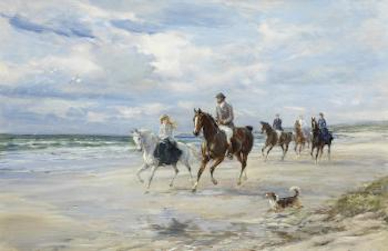 A morning ride by Heywood Hardy