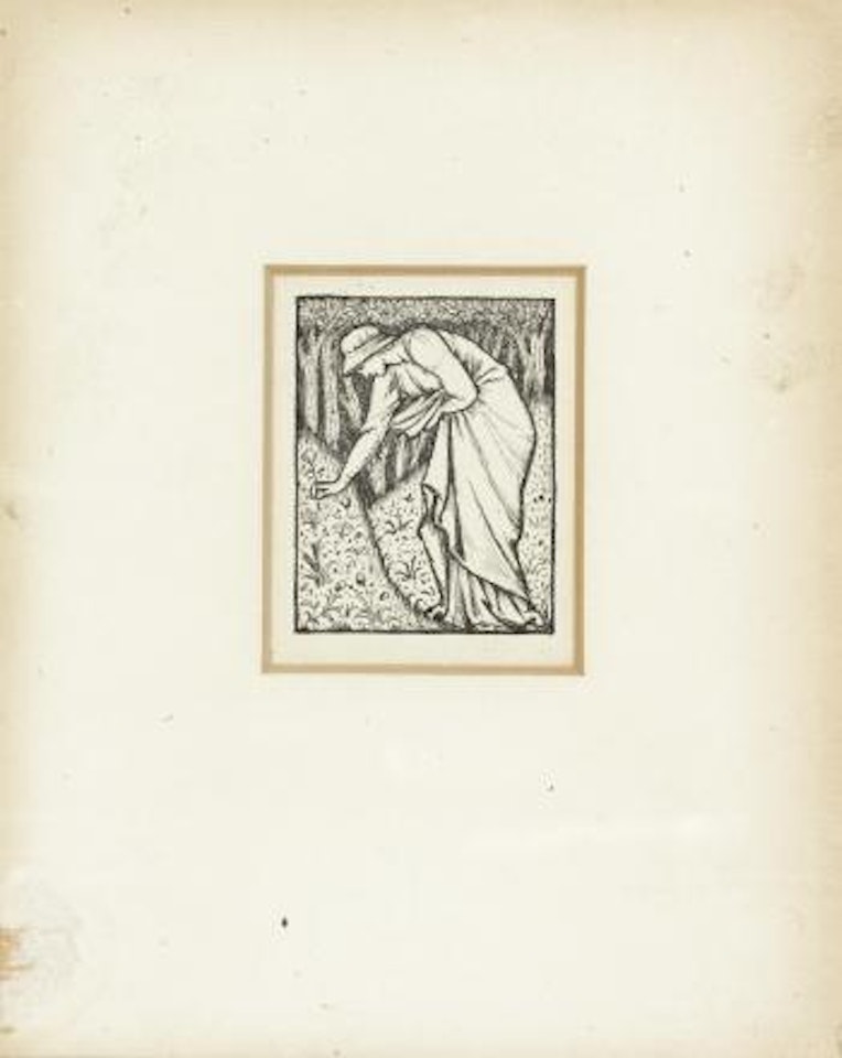 Illustration for the frontispiece to 'Select Epigrams' from 'The Greek Anthology' by J.W. Mackail by Edward Coley Burne-Jones