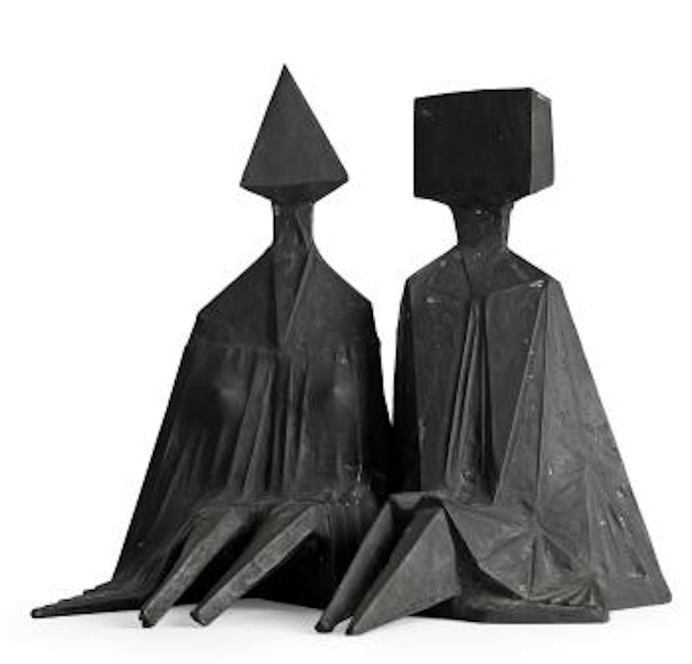 Sitting figures by Lynn Chadwick