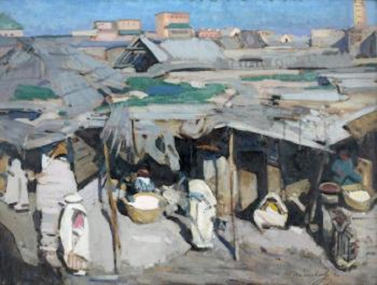 Souk à Marrakech by Jacques Majorelle