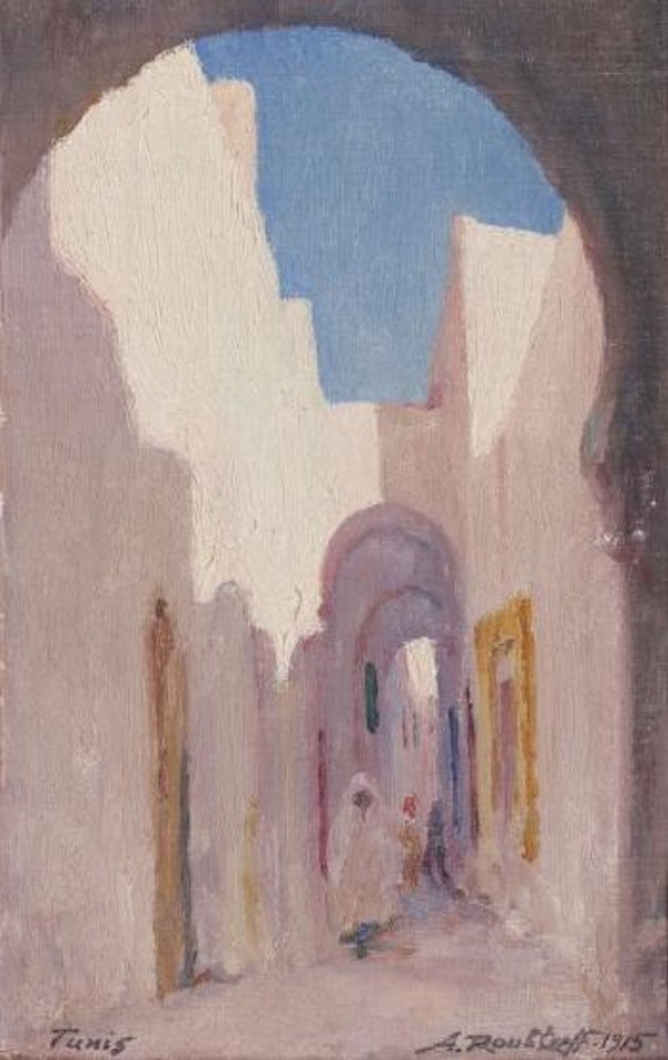 Rues de Tunis by Alexandre Roubtzoff