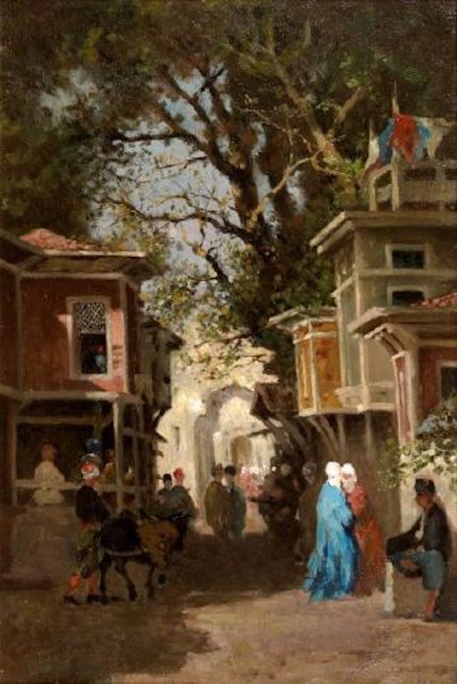 Rue animée, Turquie by Germain-Fabius Brest