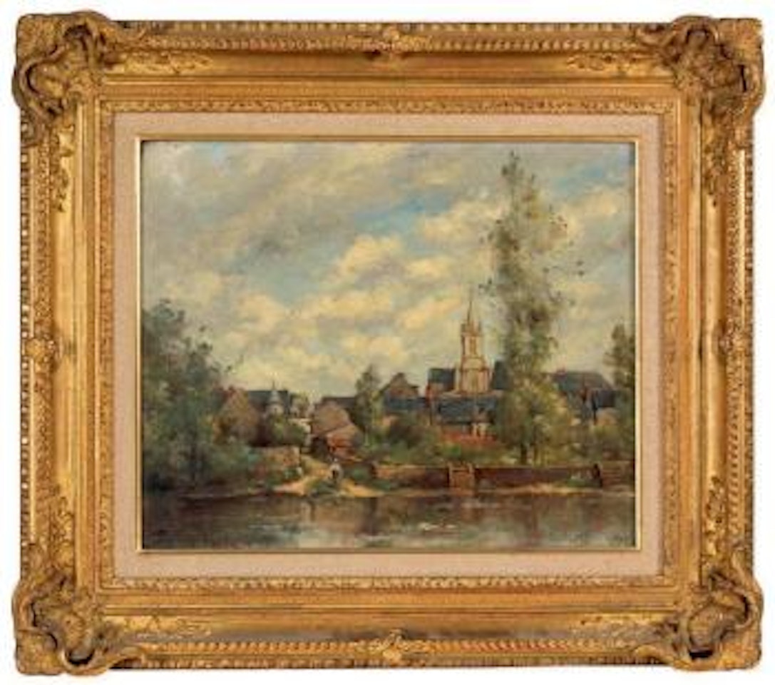 La porteuse d'eau by Paul Désiré Trouillebert