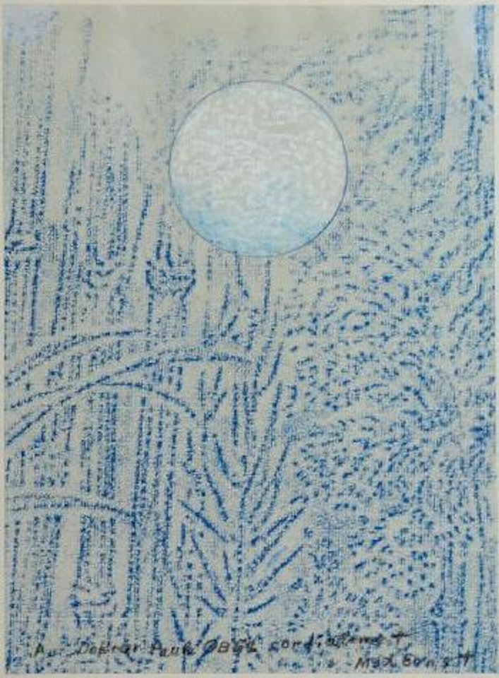 Végétaux sous la lune by Max Ernst