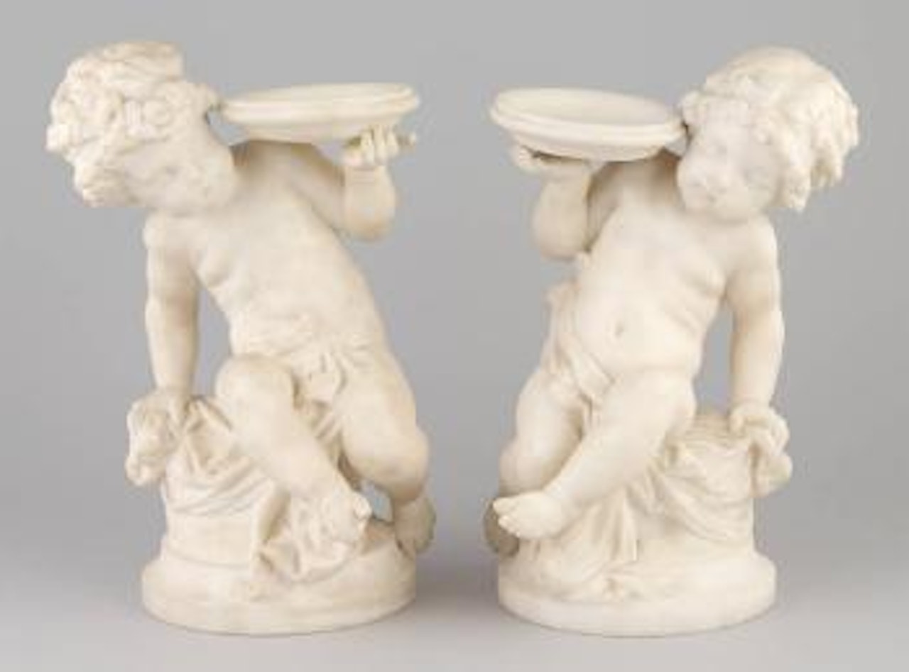 Amour supportant un plateau by Albert-Ernest Carrier-Belleuse