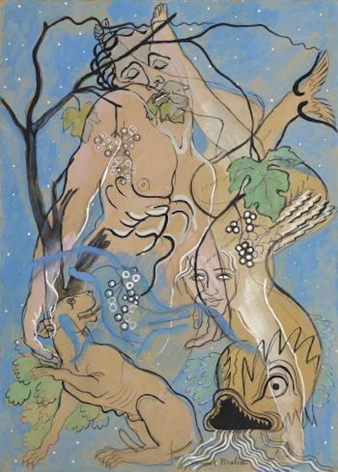 Jésus et le dauphin (Jesus and the Dolphin) by Francis Picabia